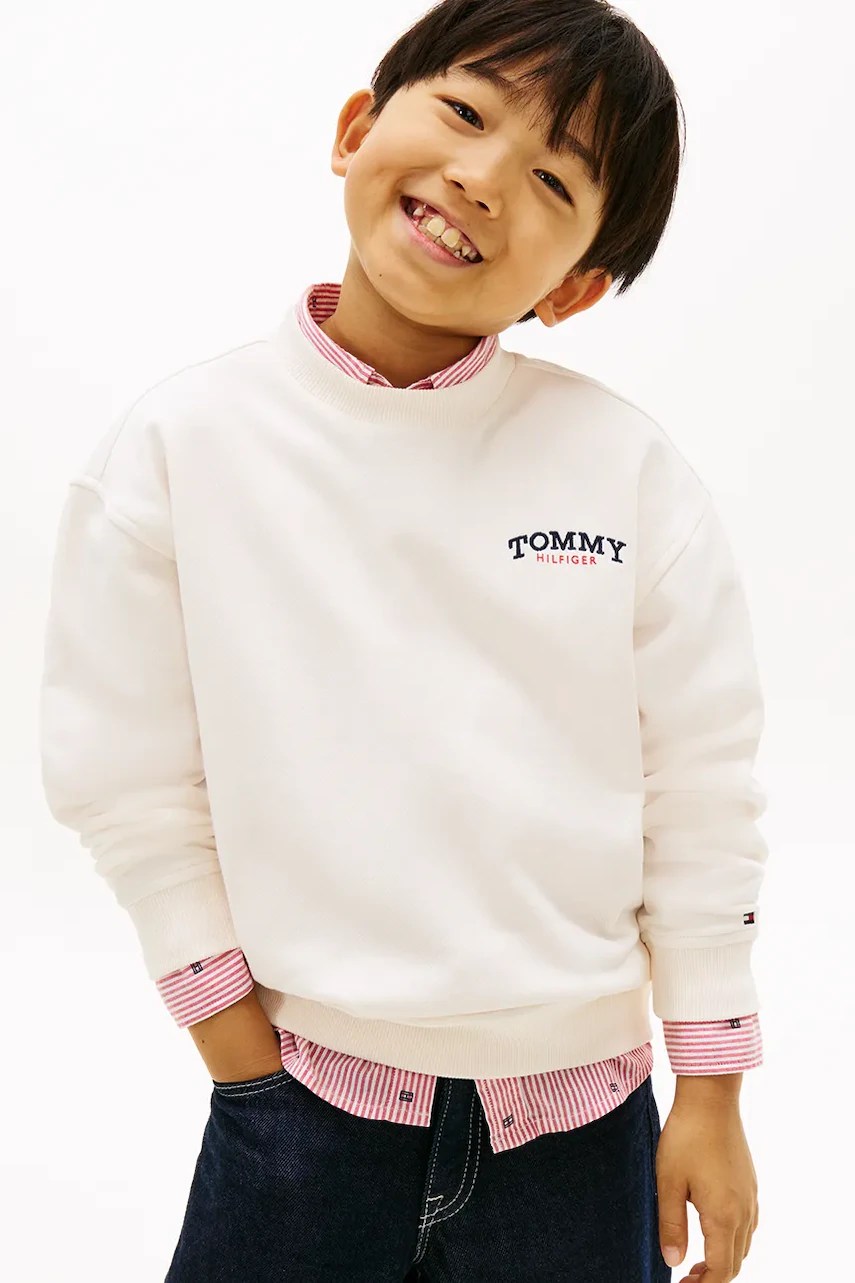 Hanorac tommy hilfiger pentru copii din bumbac Hanorac tommy hilfiger pentru copii din bumbac