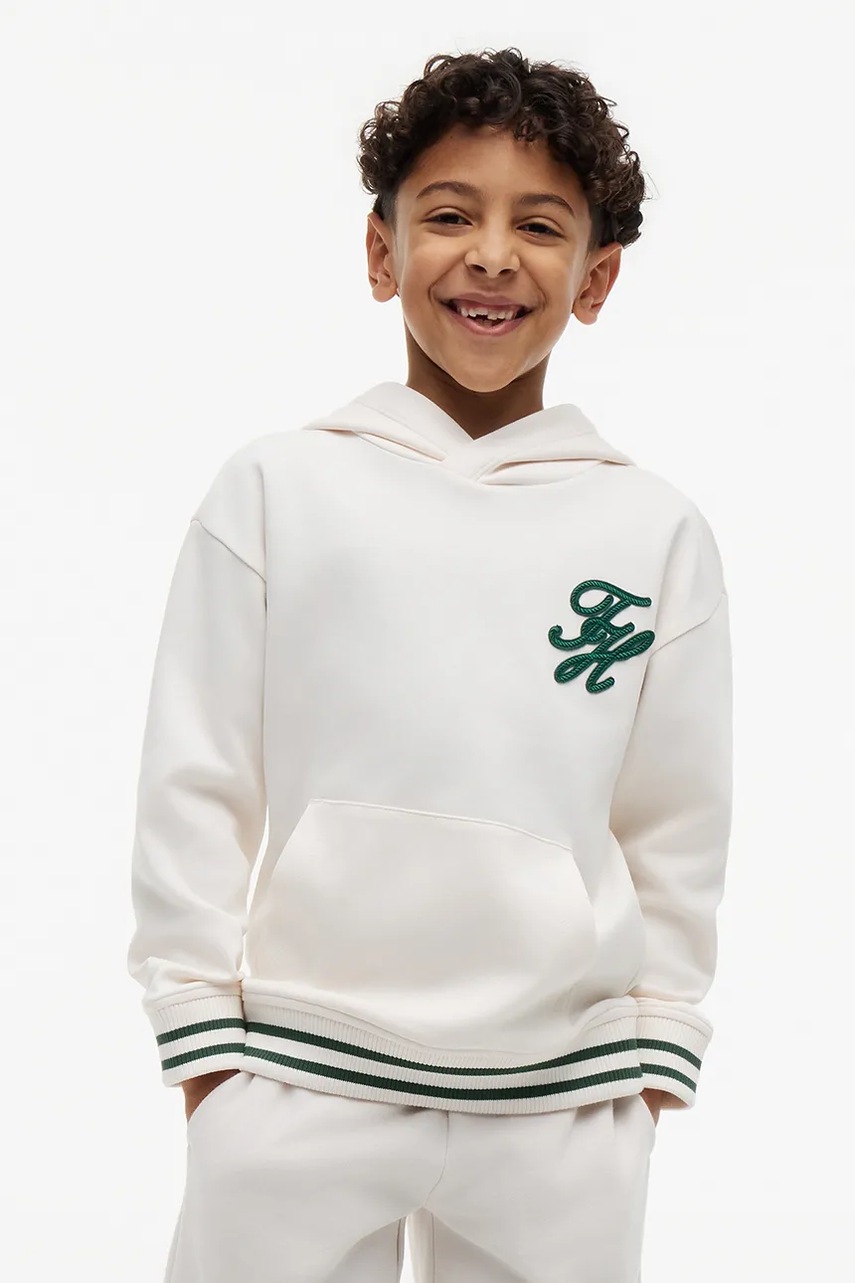 Hanorac cu glugă tommy hilfiger pentru copii din bumbac Hanorac cu glugă tommy hilfiger pentru copii din bumbac