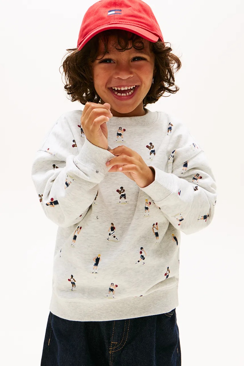 Hanorac pentru copii tommy hilfiger, din bumbac Hanorac pentru copii tommy hilfiger, din bumbac