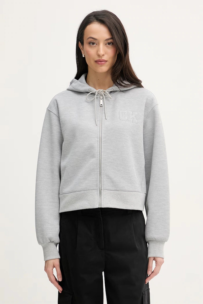 Hanorac cu glugă pentru femei calvin klein jeans Hanorac cu glugă pentru femei calvin klein jeans