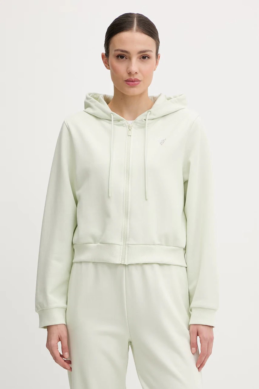 Guess hanorac pentru femei cu fermoar SILVY Guess hanorac pentru femei cu fermoar SILVY