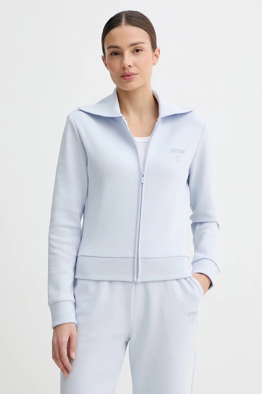 Hanorac guess cu fermoar pentru femei, din bumbac HABI Hanorac guess cu fermoar pentru femei, din bumbac HABI