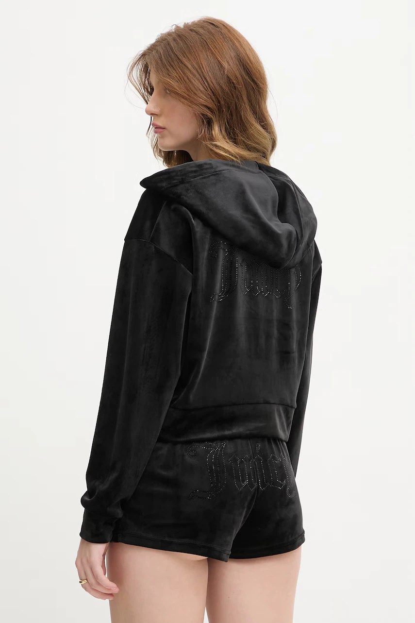 Hanorac cu glugă juicy couture ICCLE din velur Hanorac cu glugă juicy couture ICCLE din velur