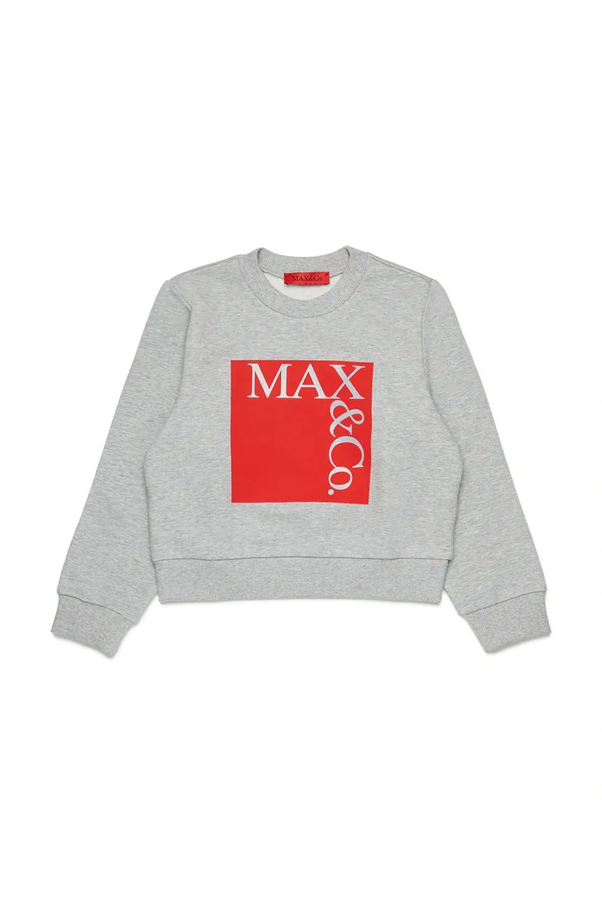 Hanorac de bumbac pentru copii MAX&co. MAXS3F SWEAT-SHIRT Hanorac de bumbac pentru copii MAX&co. MAXS3F SWEAT-SHIRT