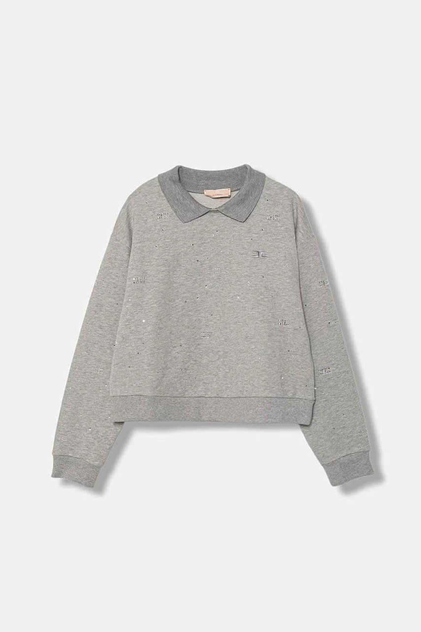 Hanorac elisabetta franchi pentru copii, din bumbac Hanorac elisabetta franchi pentru copii, din bumbac