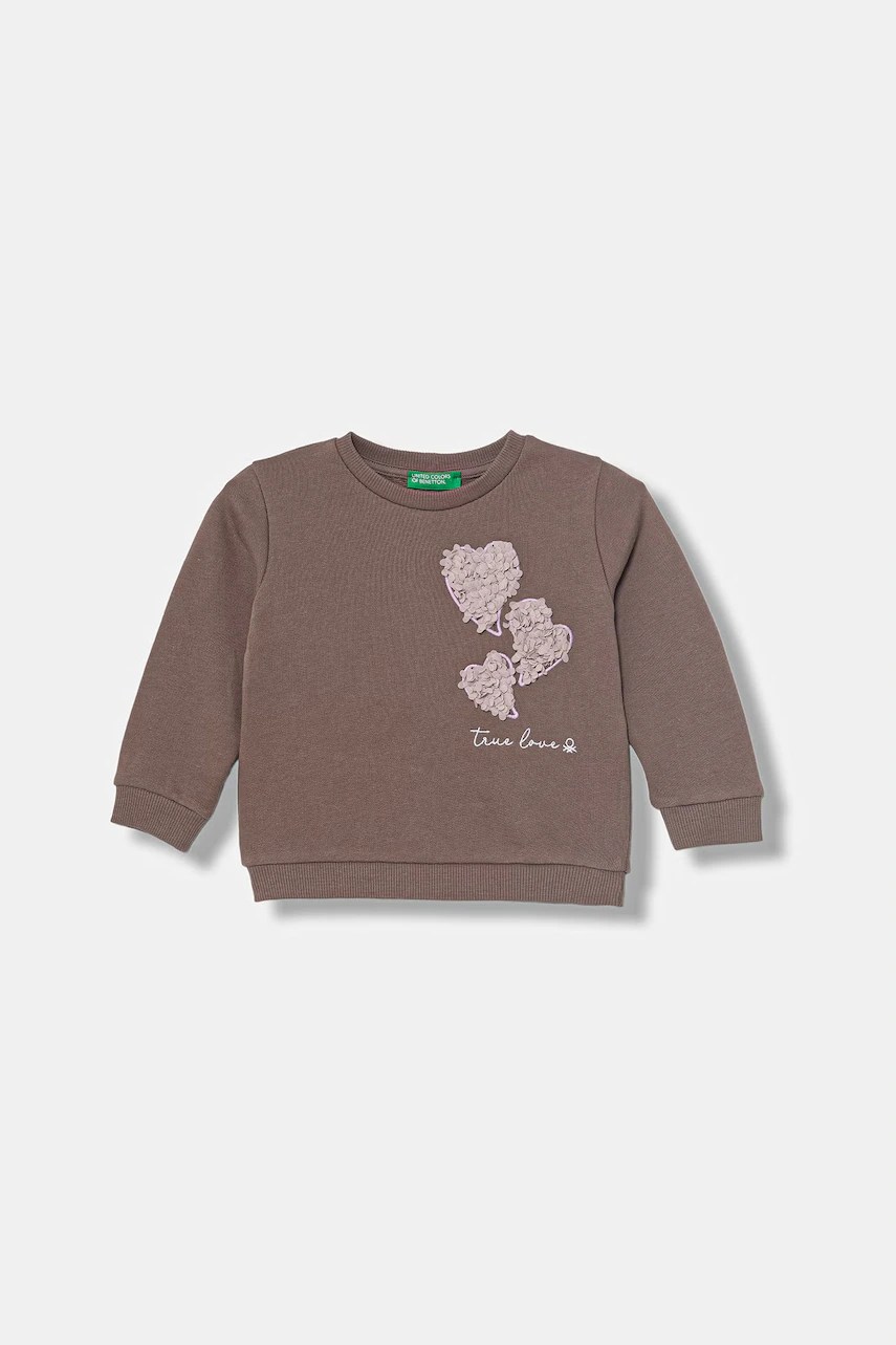 Hanorac pentru copii din bumbac united colors of benetton Hanorac pentru copii din bumbac united colors of benetton