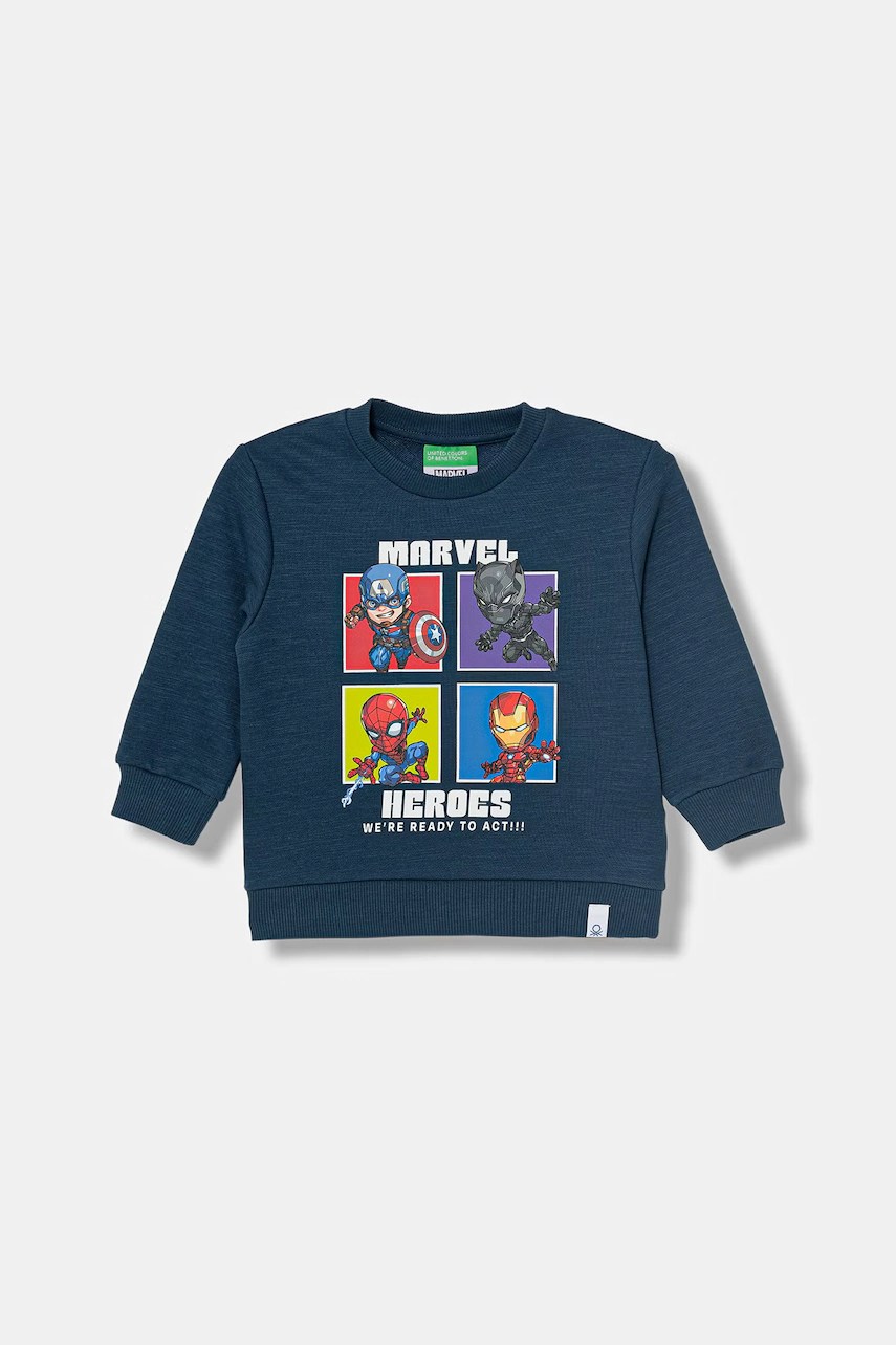 Hanorac copii din bumbac united colors of benetton Hanorac copii din bumbac united colors of benetton