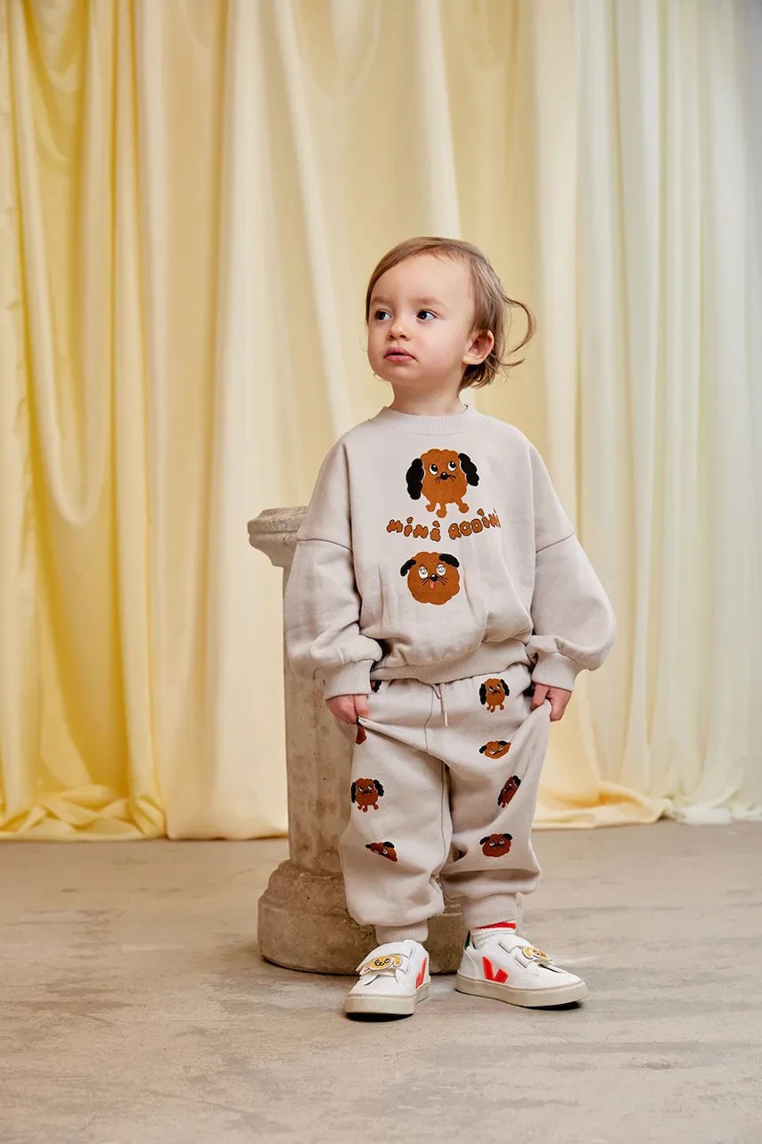 Hanorac de bumbac mini rodini pentru copii Doggies Hanorac de bumbac mini rodini pentru copii Doggies