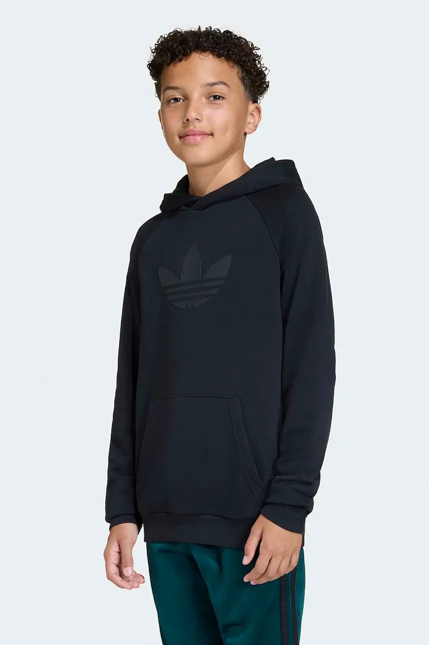 Adidas originals hanorac cu glugă pentru copii din bumbac Adidas originals hanorac cu glugă pentru copii din bumbac