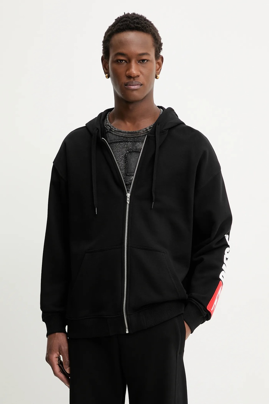 Hanorac de bumbac diesel s-BOXT-ZIP-HOOD-DIV Hanorac de bumbac diesel s-BOXT-ZIP-HOOD-DIV