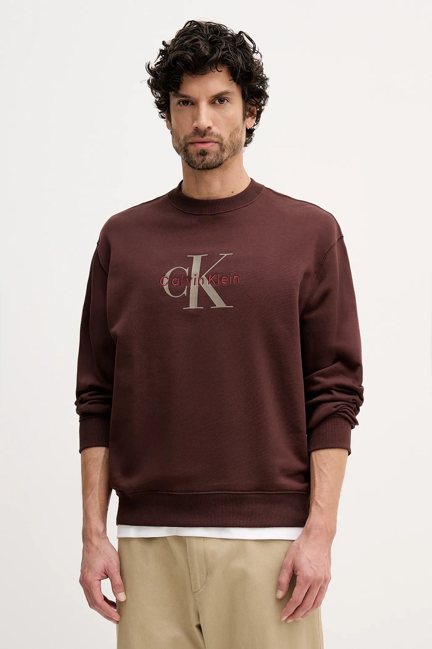 Hanorac bărbătesc calvin klein jeans din bumbac Hanorac bărbătesc calvin klein jeans din bumbac
