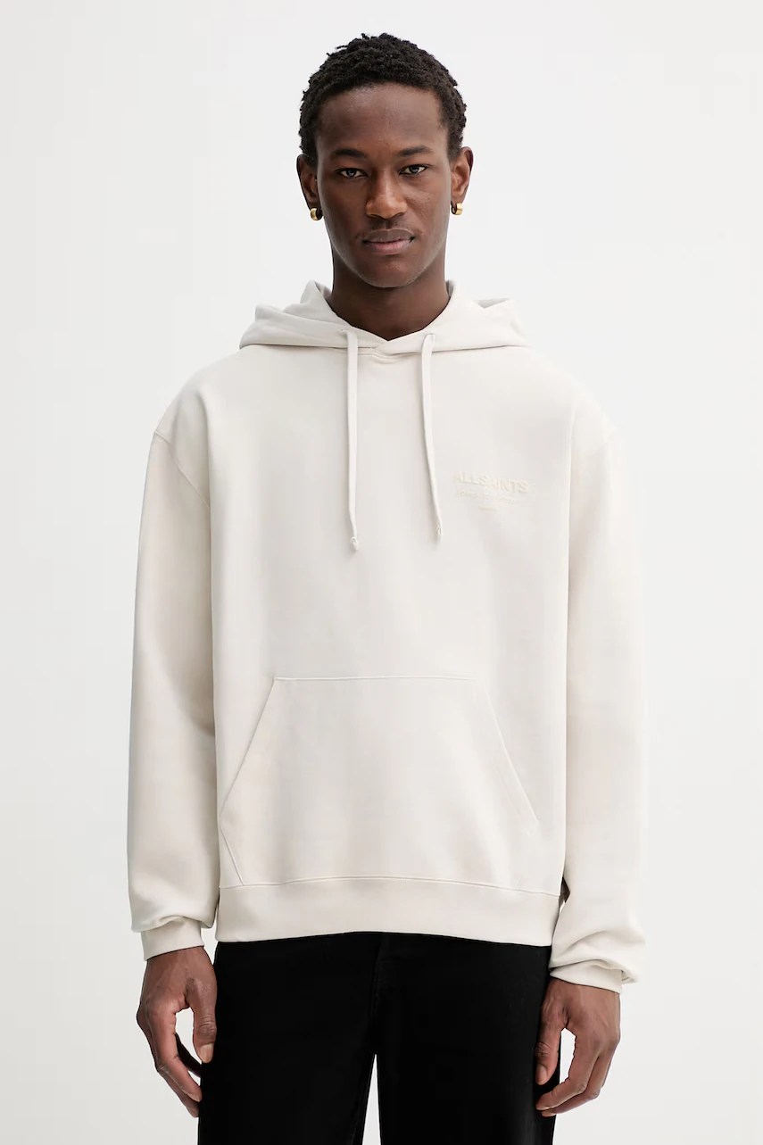 Hanorac de bumbac AllSaints XANDER Hanorac de bumbac AllSaints XANDER