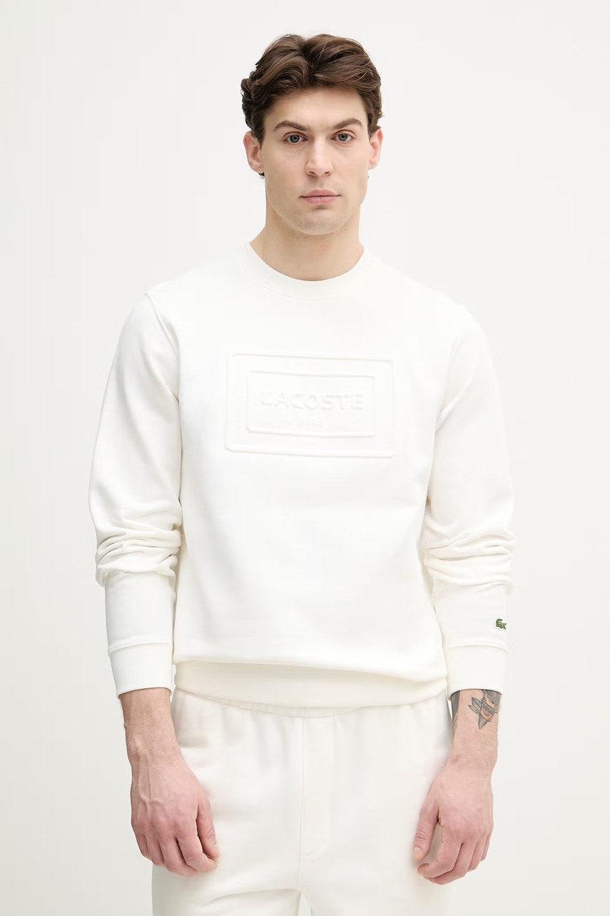 Hanorac bărbătesc lacoste din bumbac Hanorac bărbătesc lacoste din bumbac