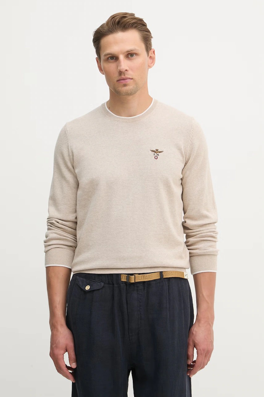 Pulover de bumbac aeronautica militare Pulover de bumbac aeronautica militare