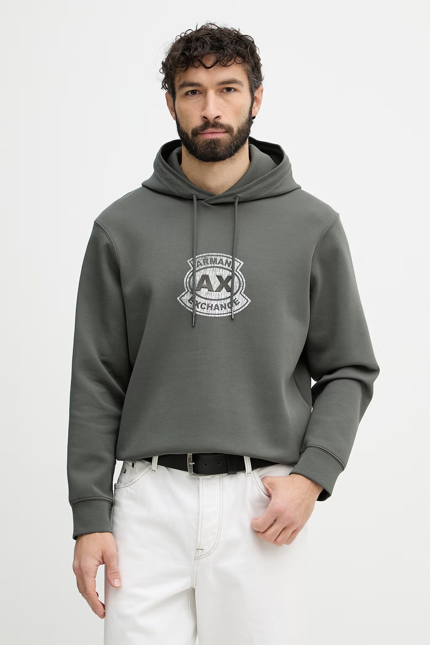 Hanorac cu glugă armani exchange pentru bărbați Hanorac cu glugă armani exchange pentru bărbați