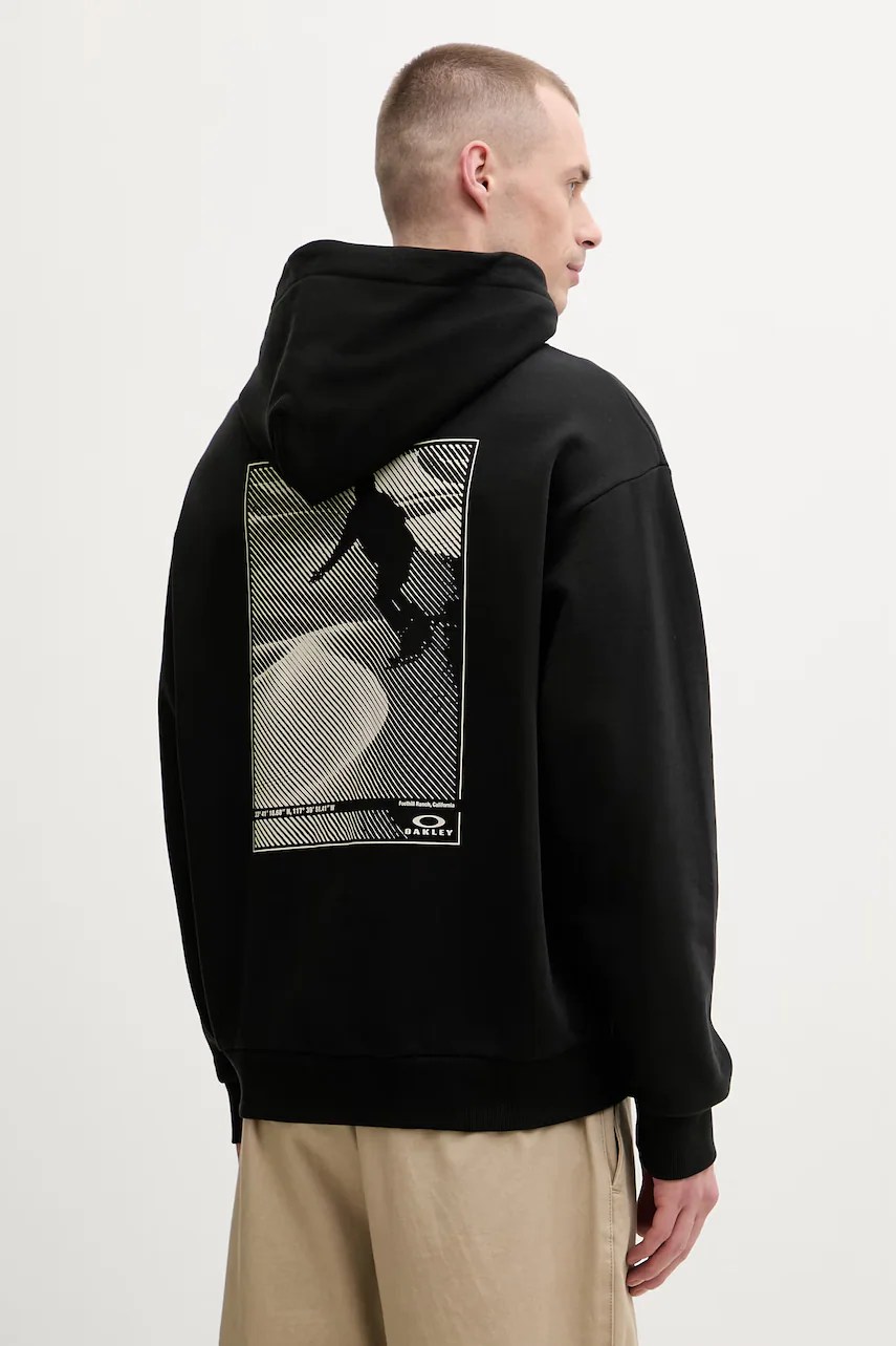 Hanorac oakley cu glugă pentru bărbați, din bumbac SANDBOARD Hanorac oakley cu glugă pentru bărbați, din bumbac SANDBOARD
