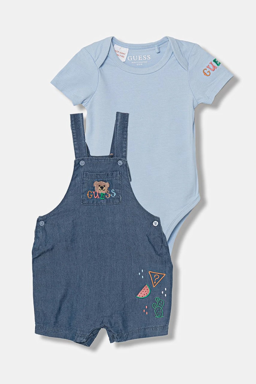 Salopete băieți guess set pentru bebeluși pachet de 2 Salopete băieți guess set pentru bebeluși pachet de 2
