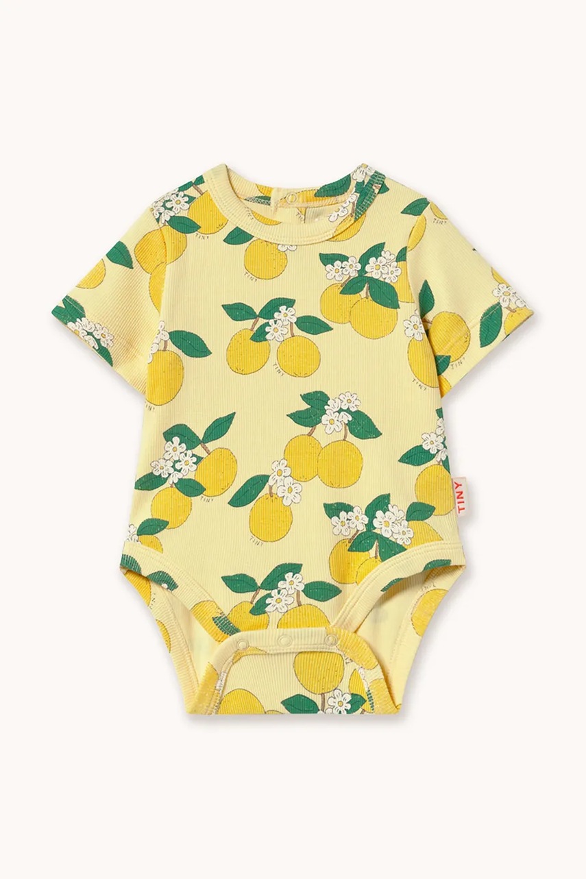 Body fete tinycottons ORANGES RIB Body fete tinycottons ORANGES RIB