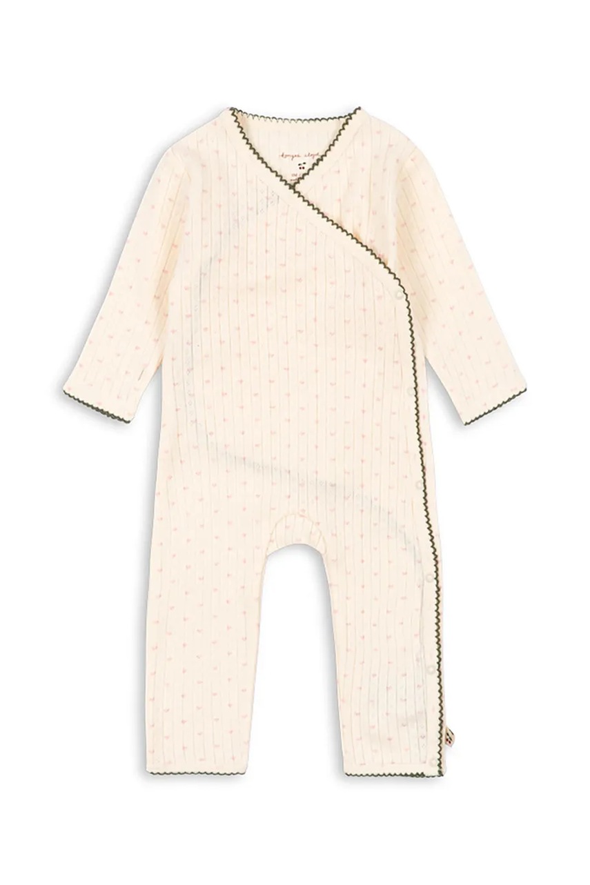 Salopetă din bumbac pentru bebeluși MINNIE NEWBORN ONESIE GOTS Salopetă din bumbac pentru bebeluși MINNIE NEWBORN ONESIE GOTS