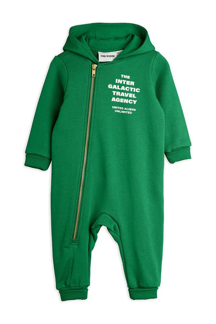 Mini rodini salopetă din bumbac pentru bebeluși travel agency Mini rodini salopetă din bumbac pentru bebeluși travel agency