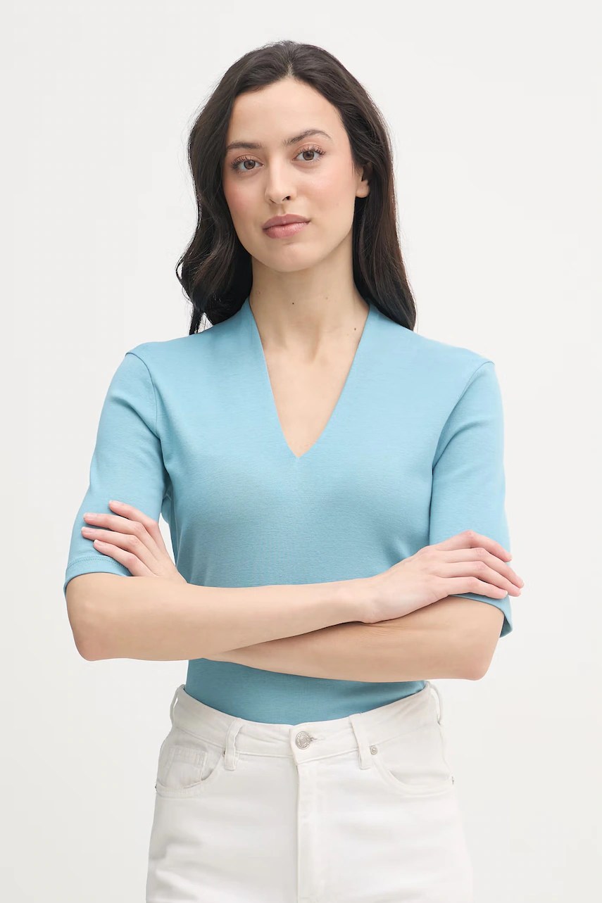 Tricou femei din bumbac united colors of benetton Tricou femei din bumbac united colors of benetton