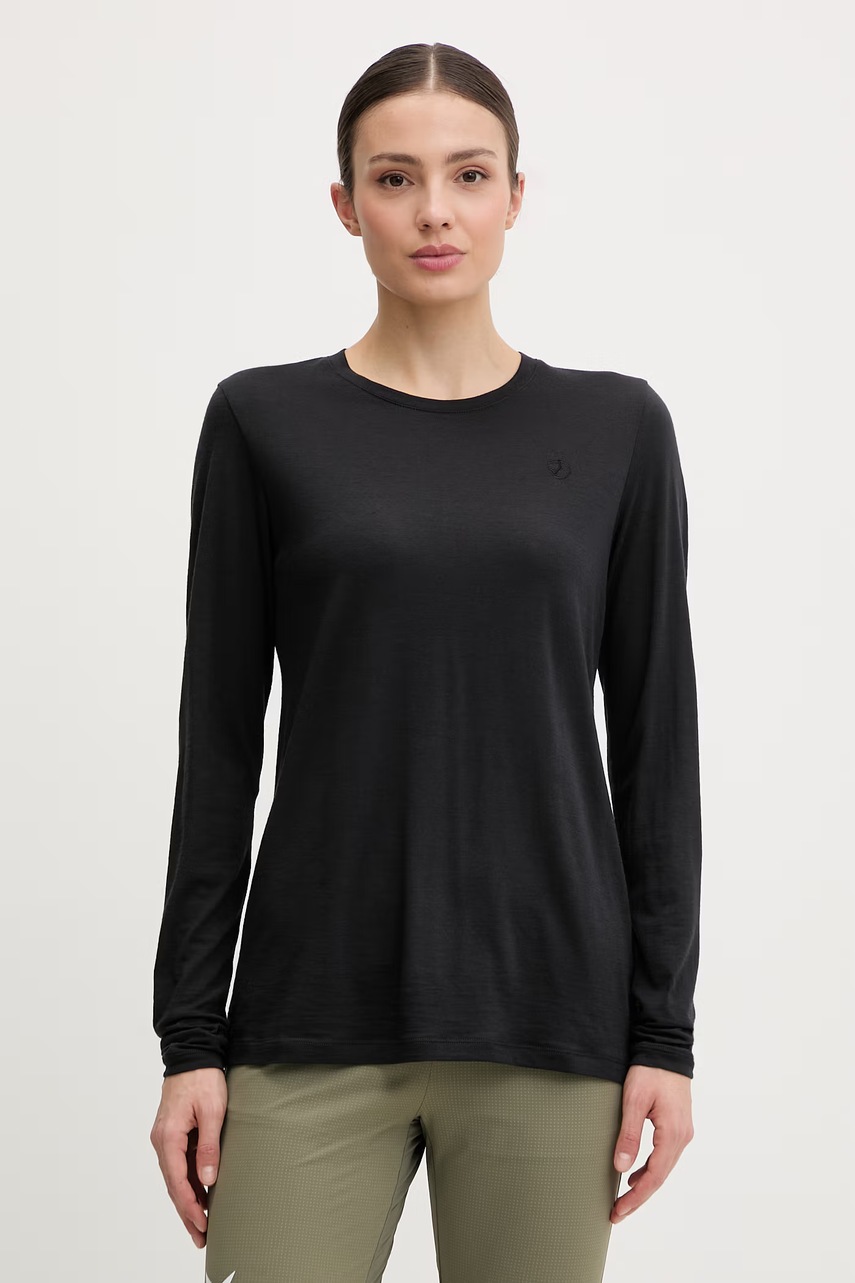 Tricou mânecă lungă fjallraven pentru femei, din lână Abisko Tricou mânecă lungă fjallraven pentru femei, din lână Abisko