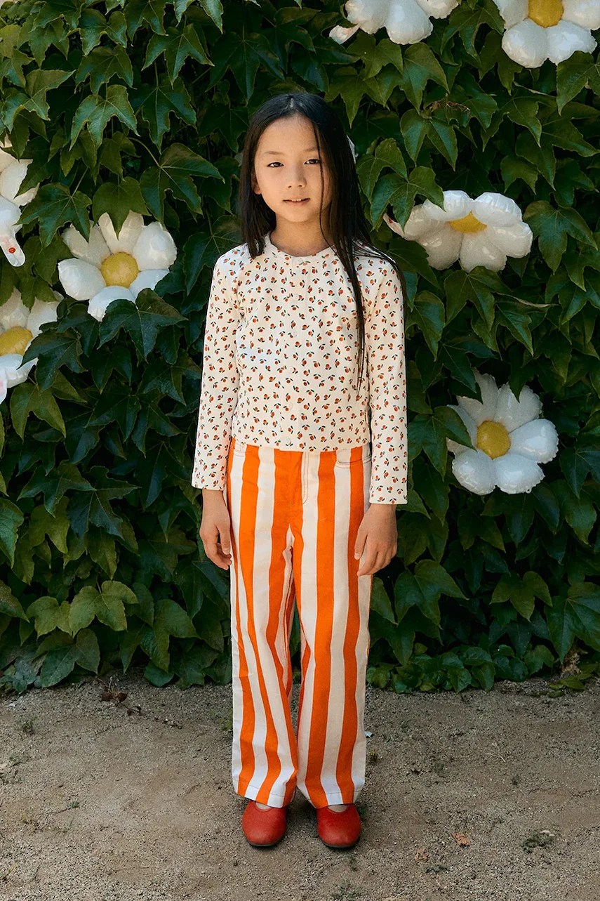 Tricou mânecă lungă tinycottons TINY ROSES RIB pentru copii Tricou mânecă lungă tinycottons TINY ROSES RIB pentru copii