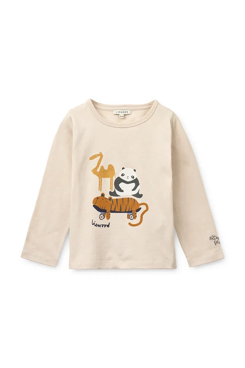 Tricou mânecă lungă liewood din bumbac pentru copii apia placement Tricou mânecă lungă liewood din bumbac pentru copii apia placement