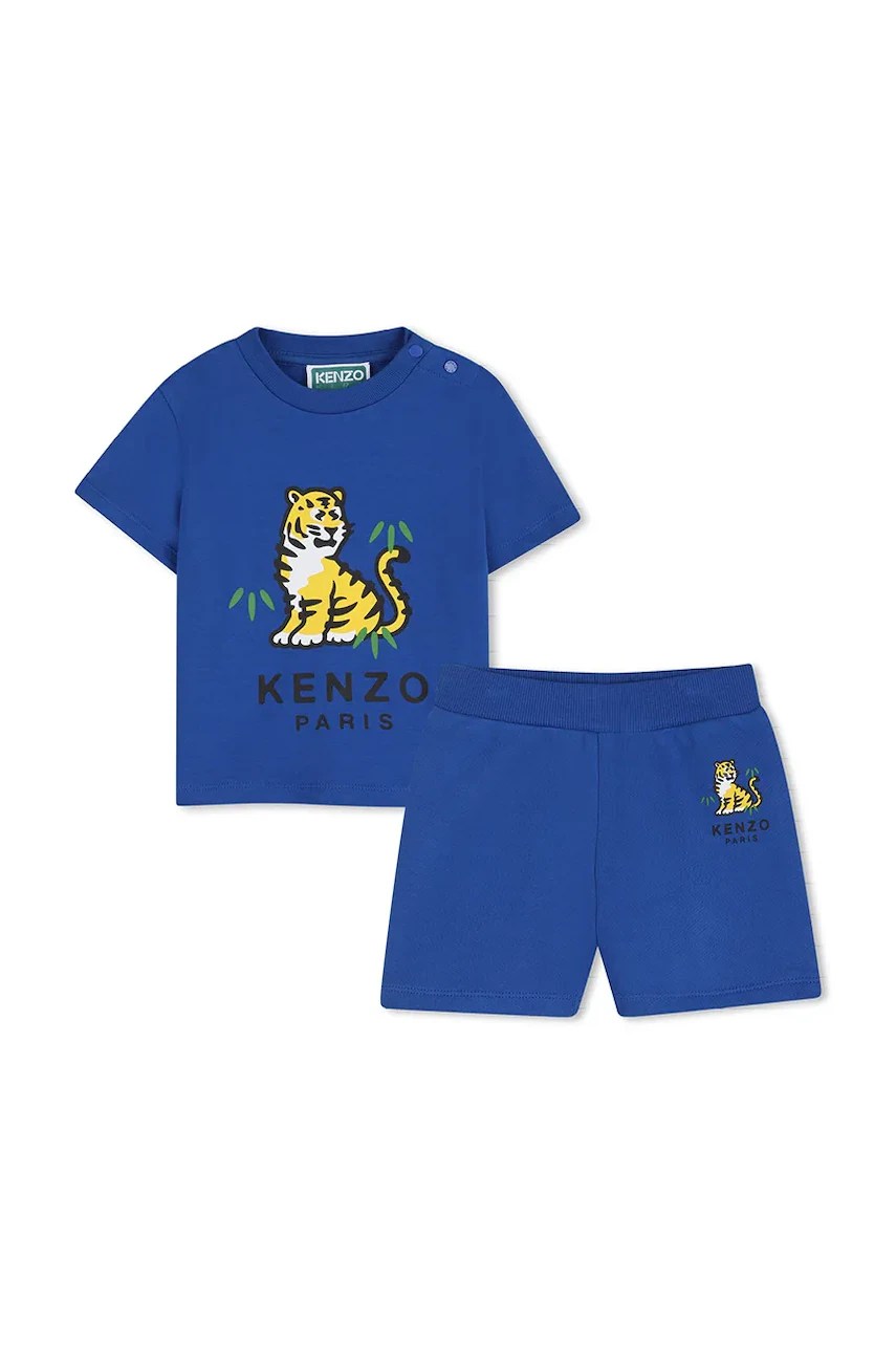 Compleu de zi pentru copii kenzo, din bumbac Compleu de zi pentru copii kenzo, din bumbac