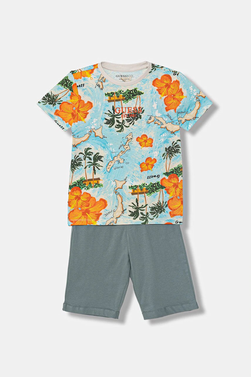 Guess compleu de zi pentru copii din bumbac Guess compleu de zi pentru copii din bumbac