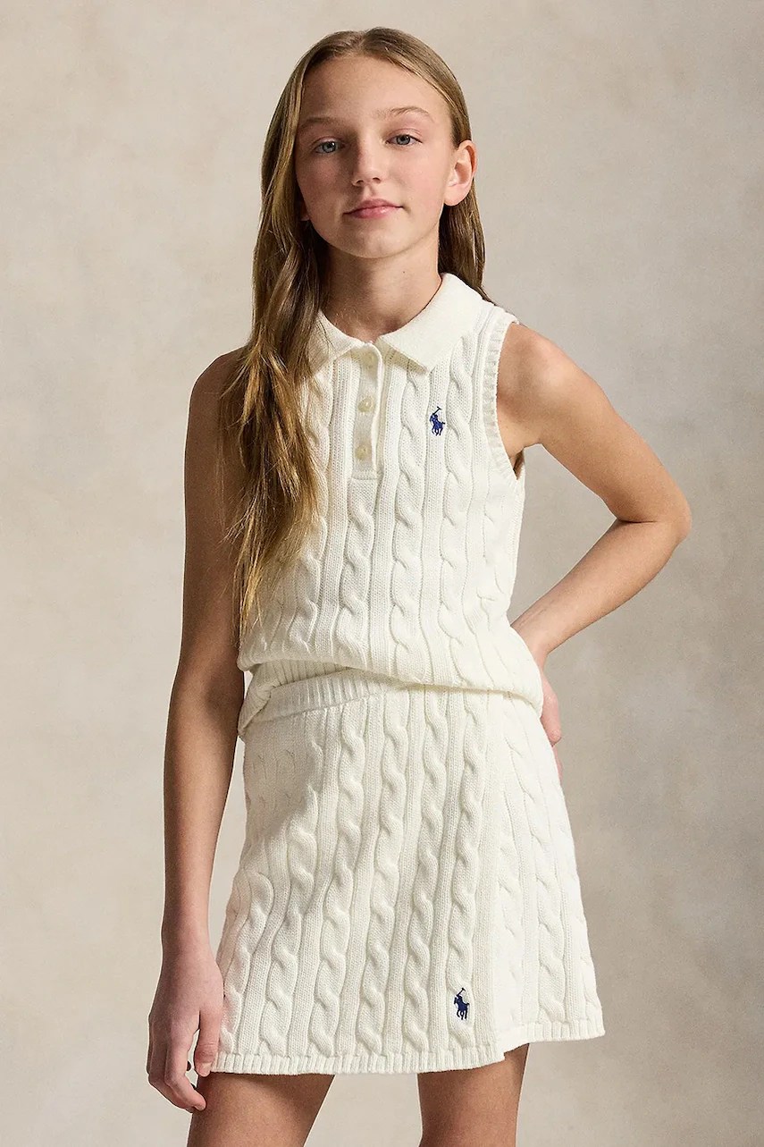 Compleu polo ralph lauren pentru copii din bumbac Compleu polo ralph lauren pentru copii din bumbac