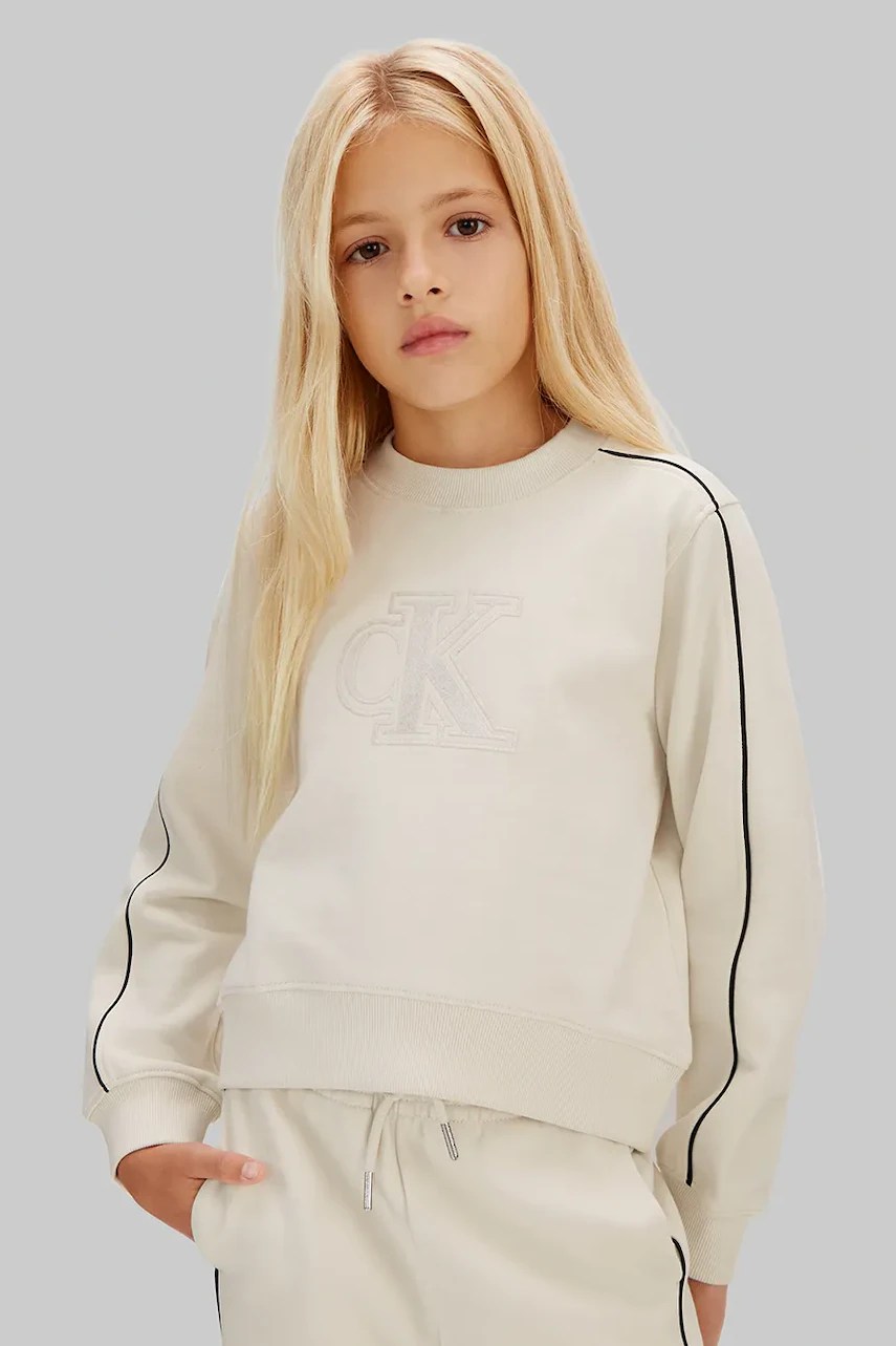 Trening de bumbac calvin klein jeans pentru copii Trening de bumbac calvin klein jeans pentru copii