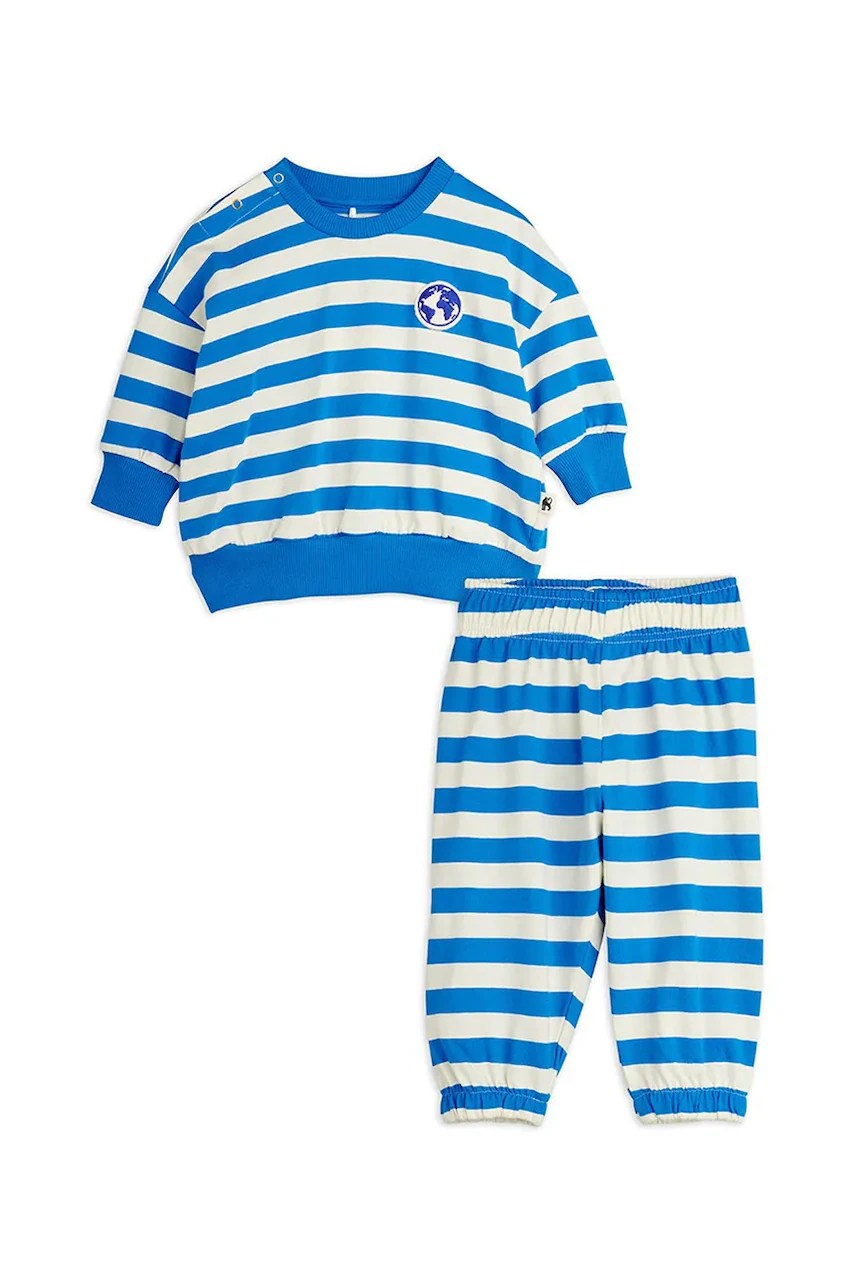 Set de trening bebeluși din bumbac Earth mini rodini Set de trening bebeluși din bumbac Earth mini rodini