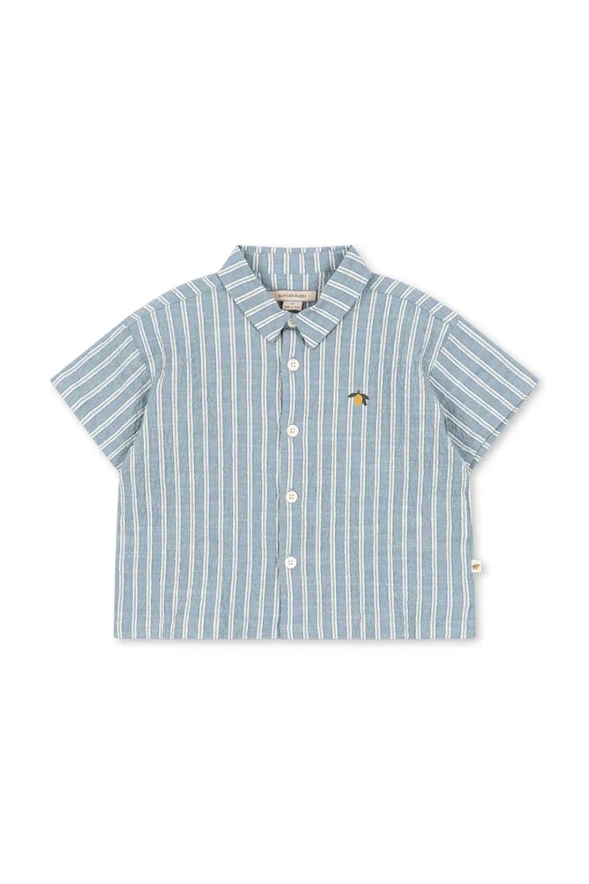 Cămașă de bumbac pentru copii ELLIOT SS SHIRT GOTS – konges sløjd Cămașă de bumbac pentru copii ELLIOT SS SHIRT GOTS – konges sløjd