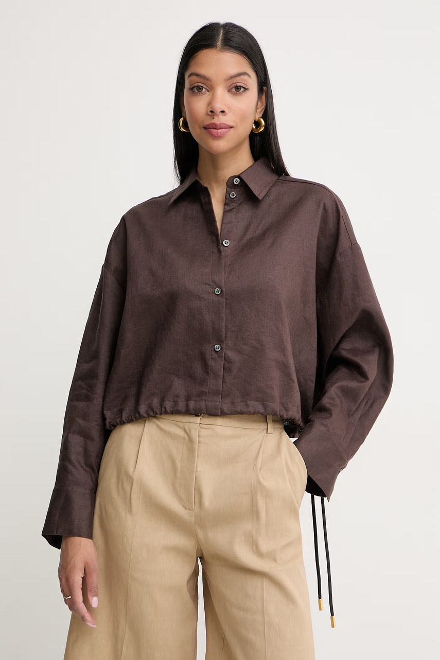 Cămașă pinko pentru femei, din in Cămașă pinko pentru femei, din in