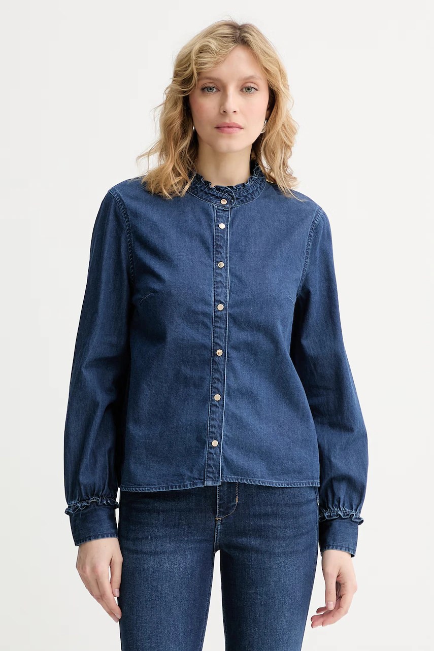 Cămașă pentru femei din denim morgan Cămașă pentru femei din denim morgan