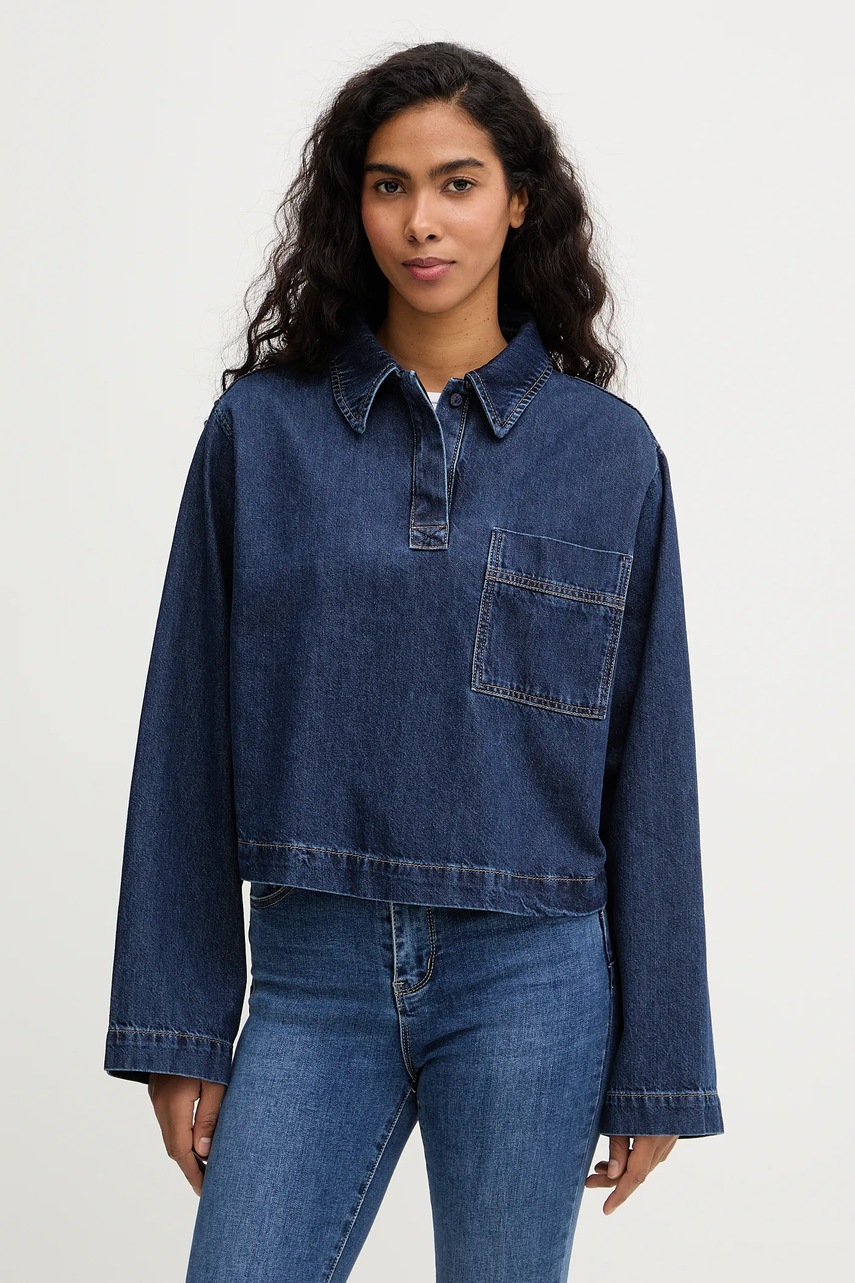 Bluză de blugi marc o’polo – croială lejeră Bluză de blugi marc o’polo – croială lejeră