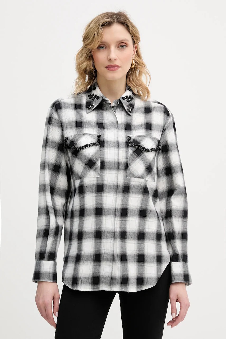 Cămașă din bumbac IBlues VELETTA Cămașă din bumbac IBlues VELETTA