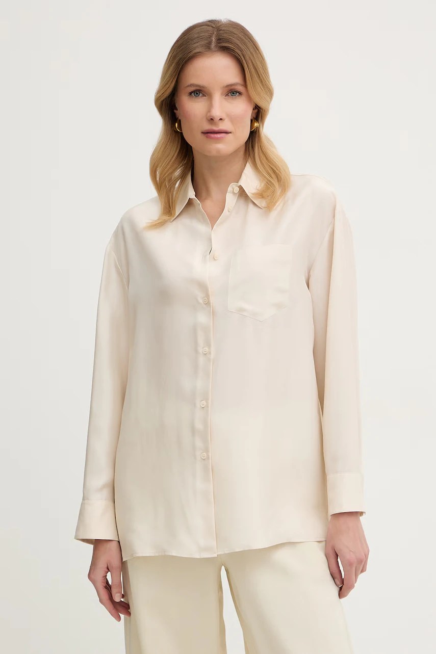 Cămașă din mătase EBBRI pentru femei weekend max mara Cămașă din mătase EBBRI pentru femei weekend max mara