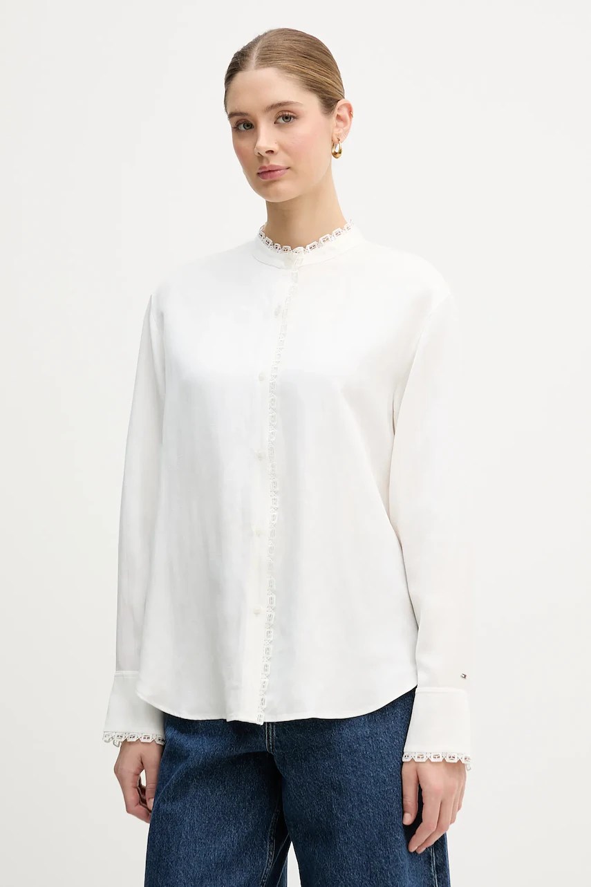 Cămașă din amestec de in tommy hilfiger Cămașă din amestec de in tommy hilfiger