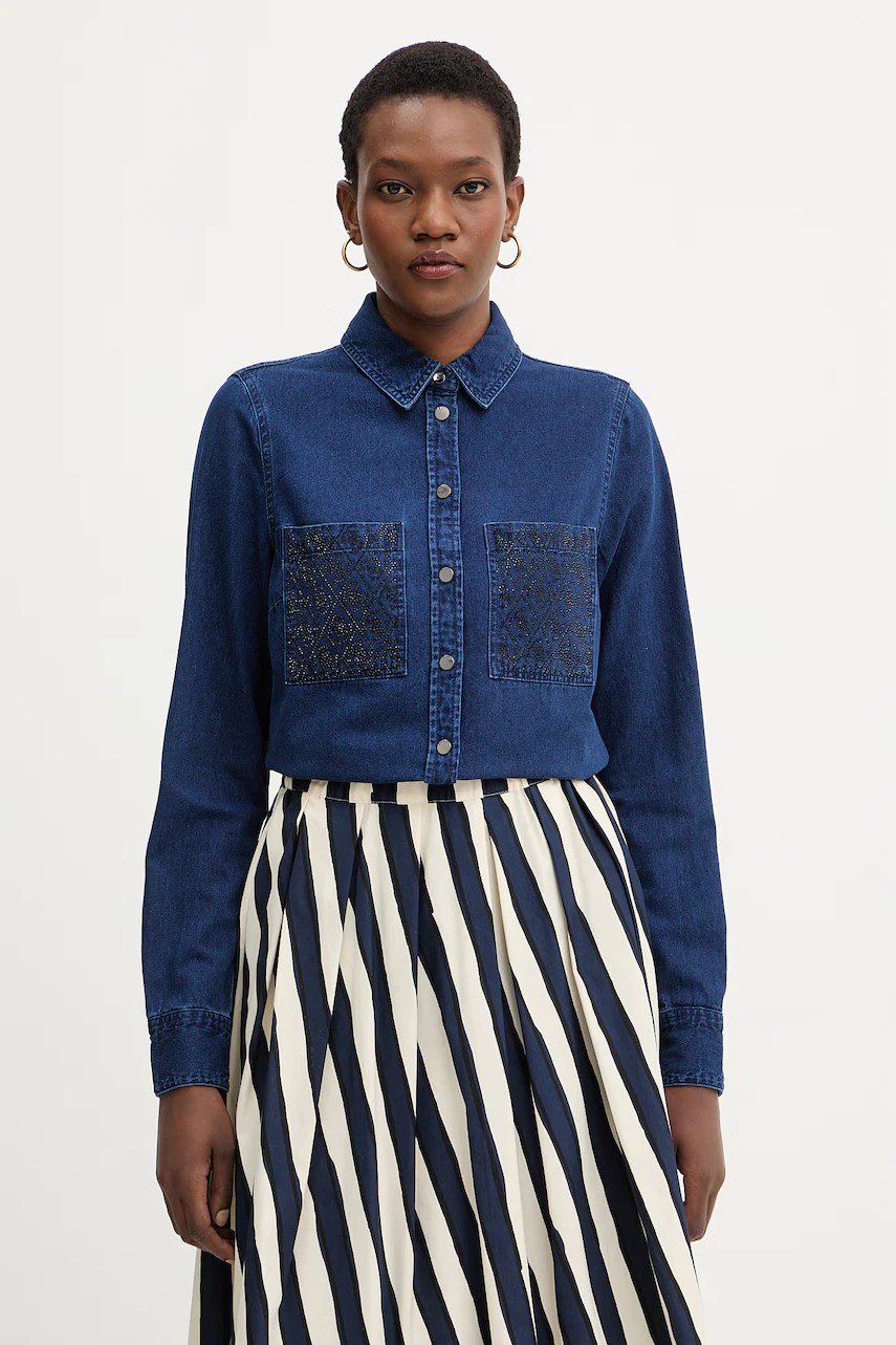 Cămașă jeans MONIQUE de la guess Cămașă jeans MONIQUE de la guess