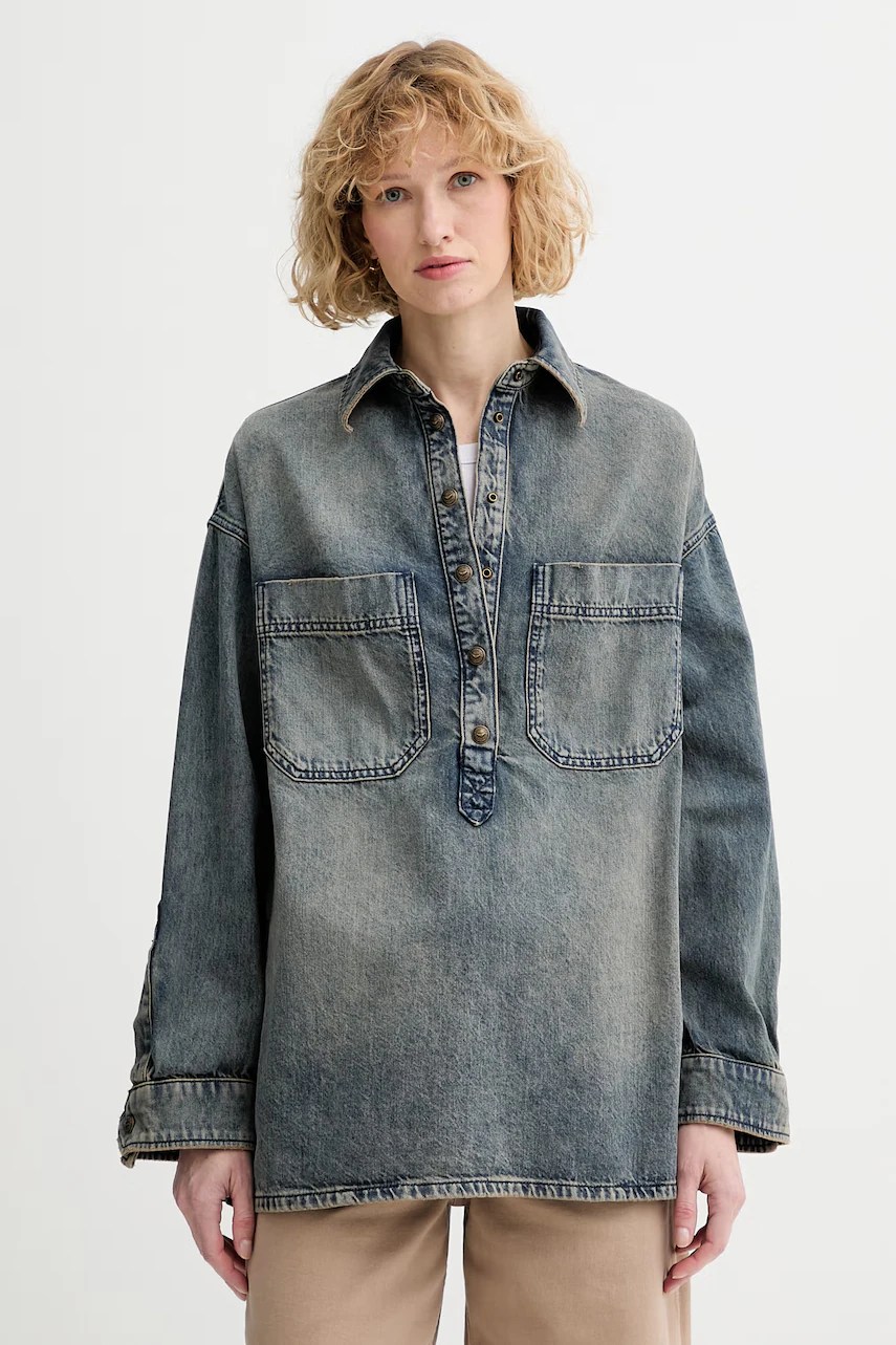Zadig&Voltaire hanorac de damă din denim Zadig&Voltaire hanorac de damă din denim