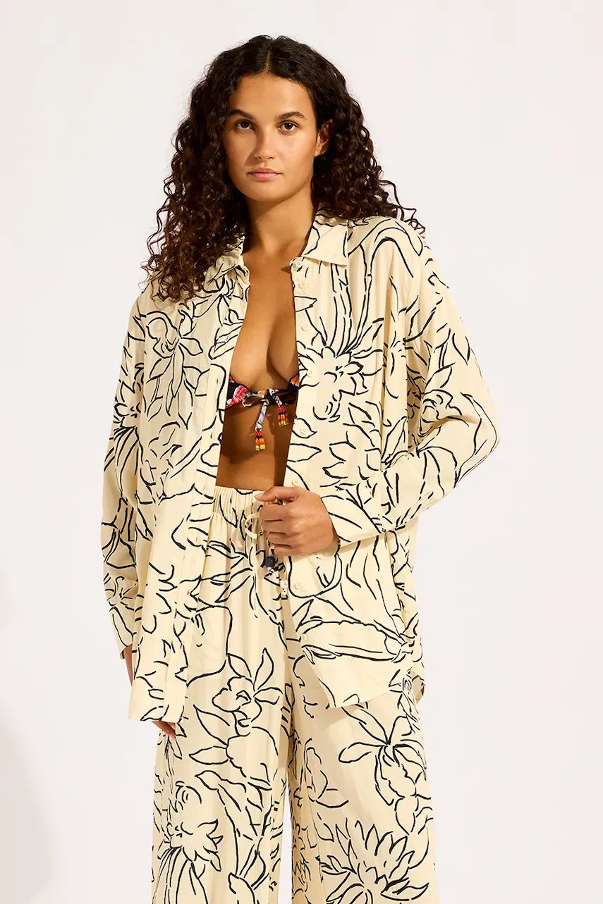 Cămașă Long Sleeve pentru femei seafolly Cămașă Long Sleeve pentru femei seafolly