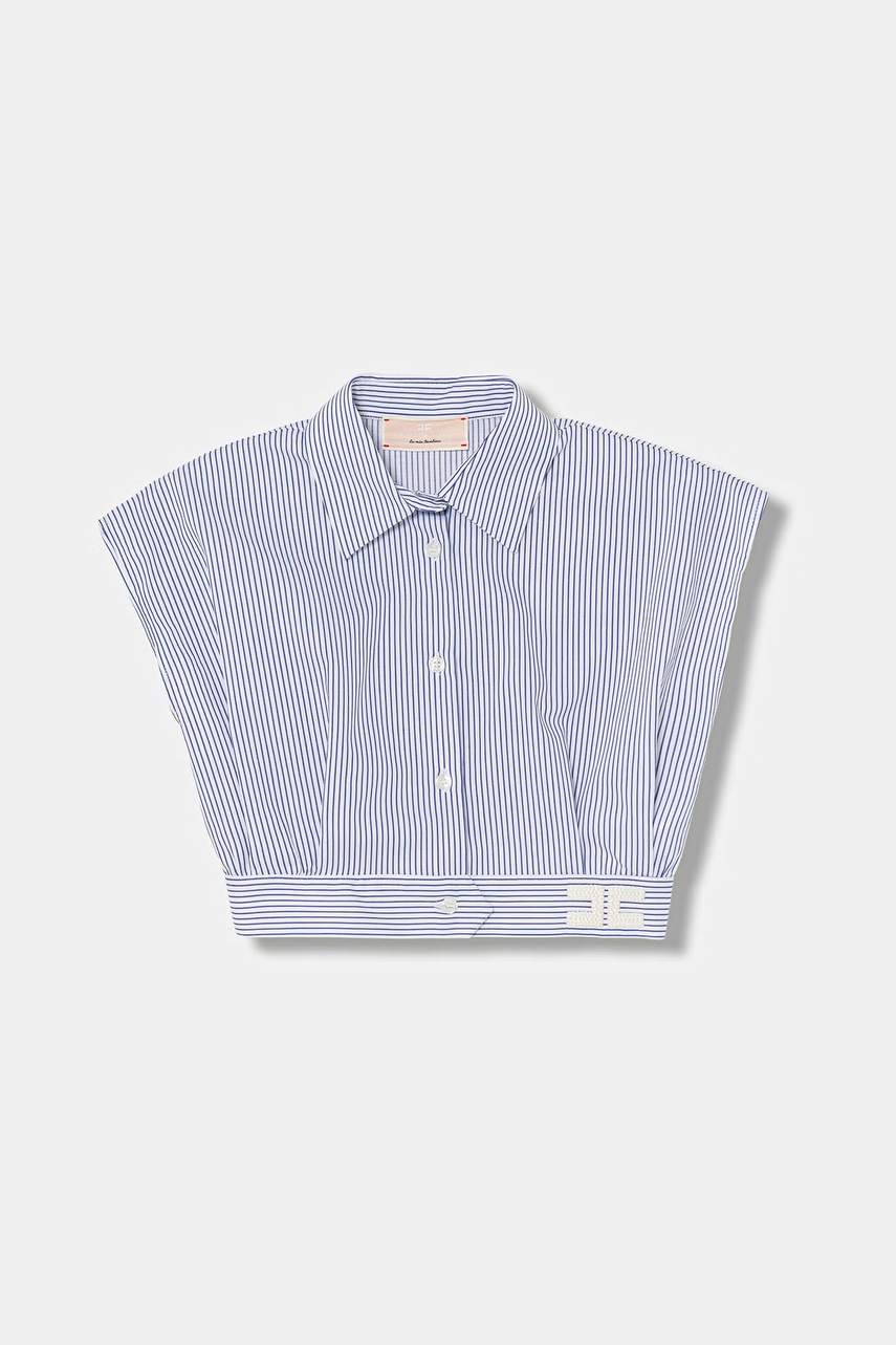 Cămășă de bumbac pentru copii elisabetta franchi Cămășă de bumbac pentru copii elisabetta franchi