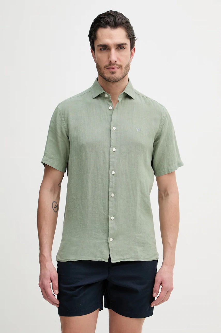 Cămașă de in hackett london pentru bărbați Cămașă de in hackett london pentru bărbați