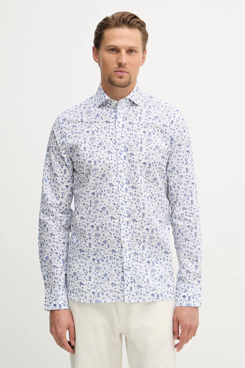 Cămașă hackett london pentru bărbați din bumbac Cămașă hackett london pentru bărbați din bumbac