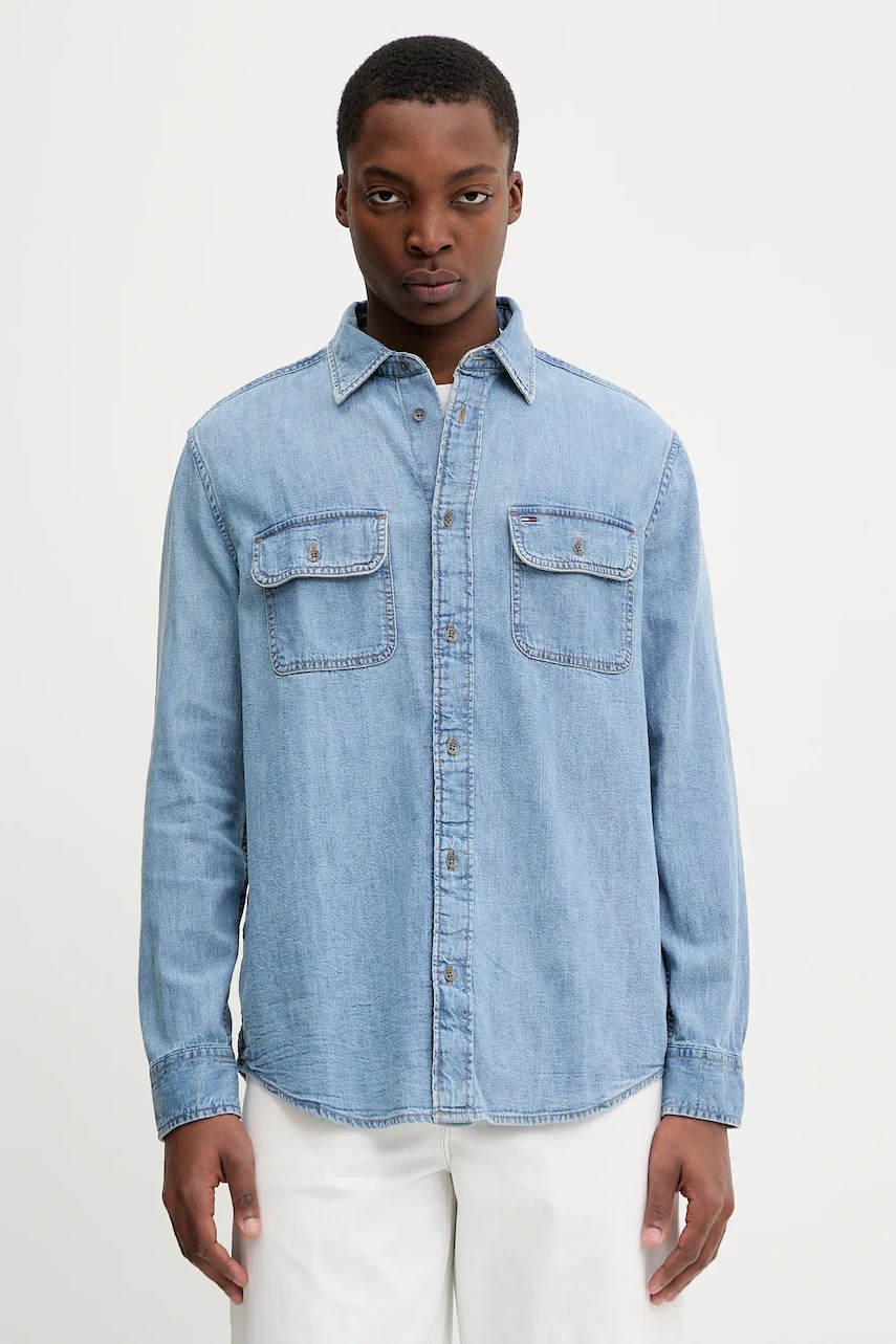 Cămașă din denim tommy jeans Cămașă din denim tommy jeans