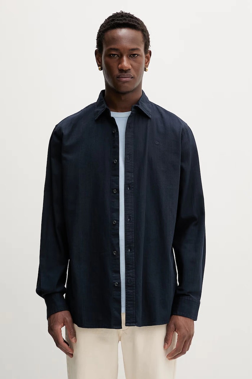 G-star cămașă bărbați din bumbac Clean Regular G-star cămașă bărbați din bumbac Clean Regular