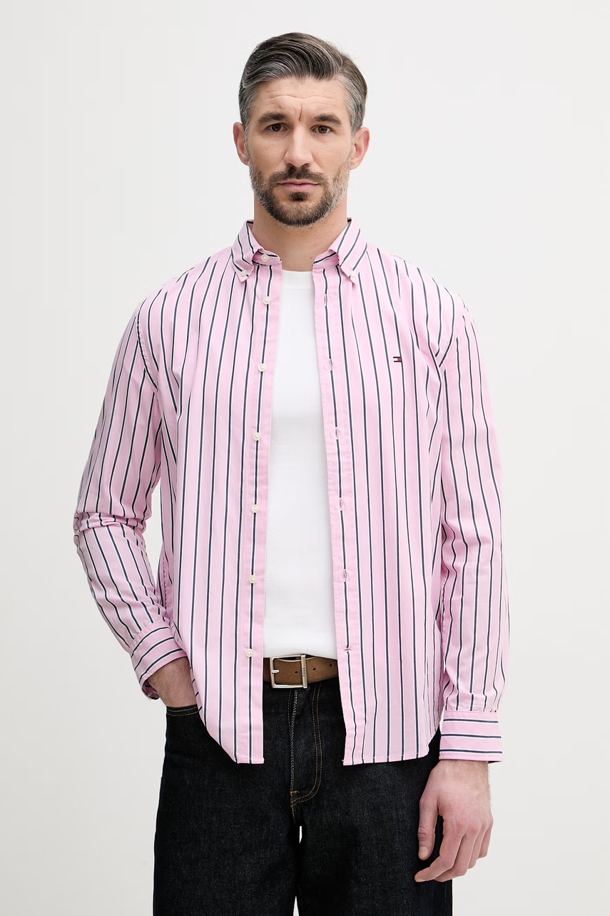 Cămașă bărbătească tommy hilfiger din bumbac Cămașă bărbătească tommy hilfiger din bumbac