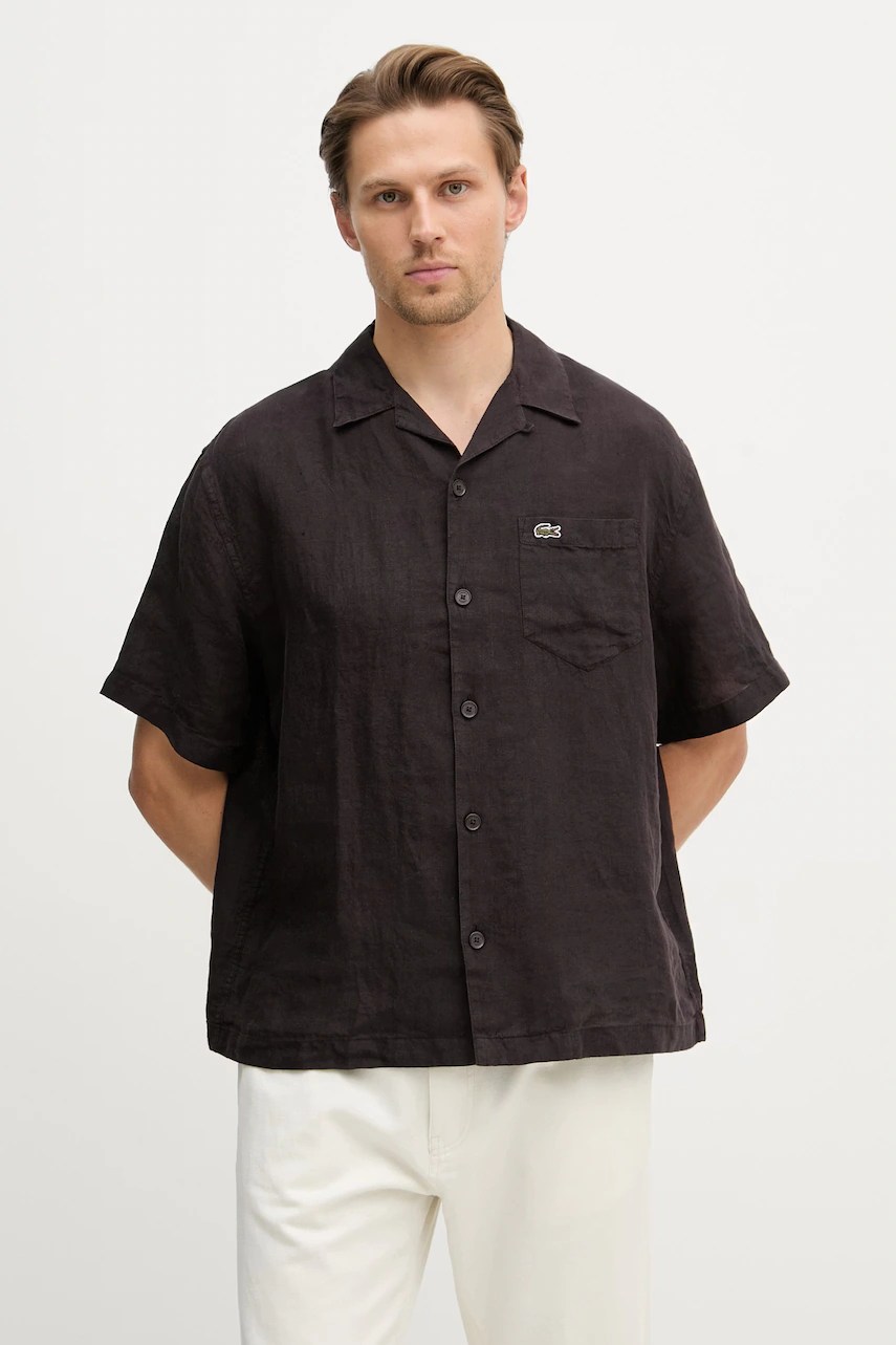 Cămașă din in pentru bărbați lacoste Cămașă din in pentru bărbați lacoste